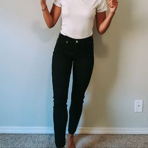 Good American Good Legs Skinny Jeans 25 Black